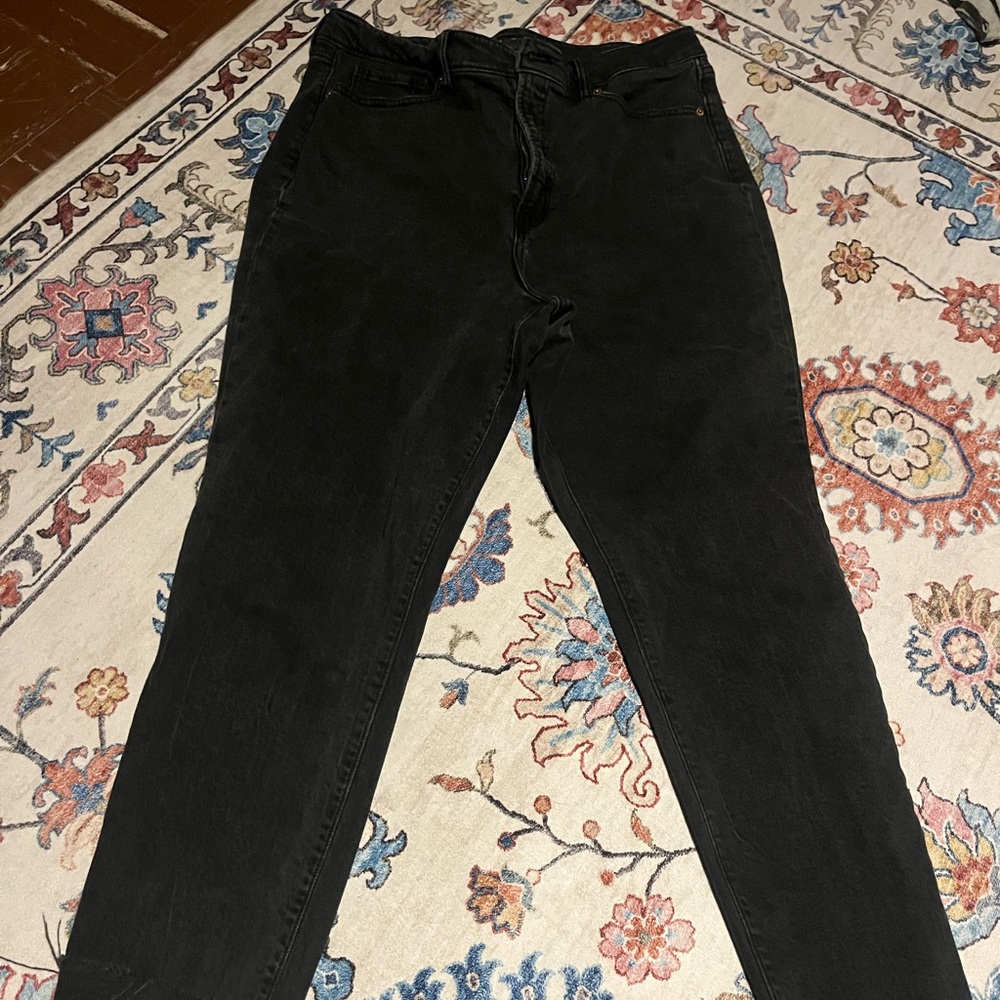 Old Navy Women's Straight Black Jeans